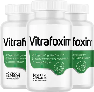 Vitrafoxin 60 Veggie Capsules Brain Cognitive Support Formula