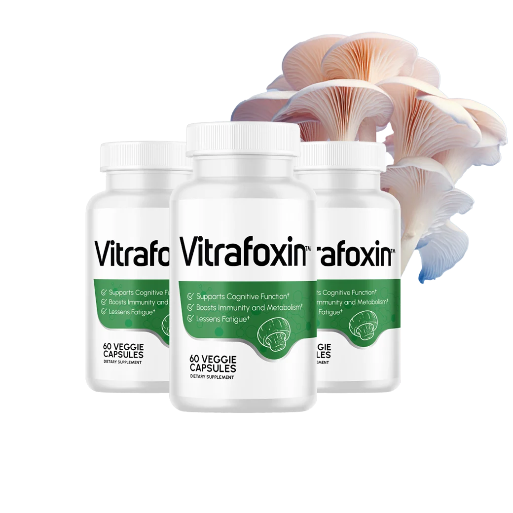Vitrafoxin 4 Mushroom Ingredients and Brain Benefits Visual